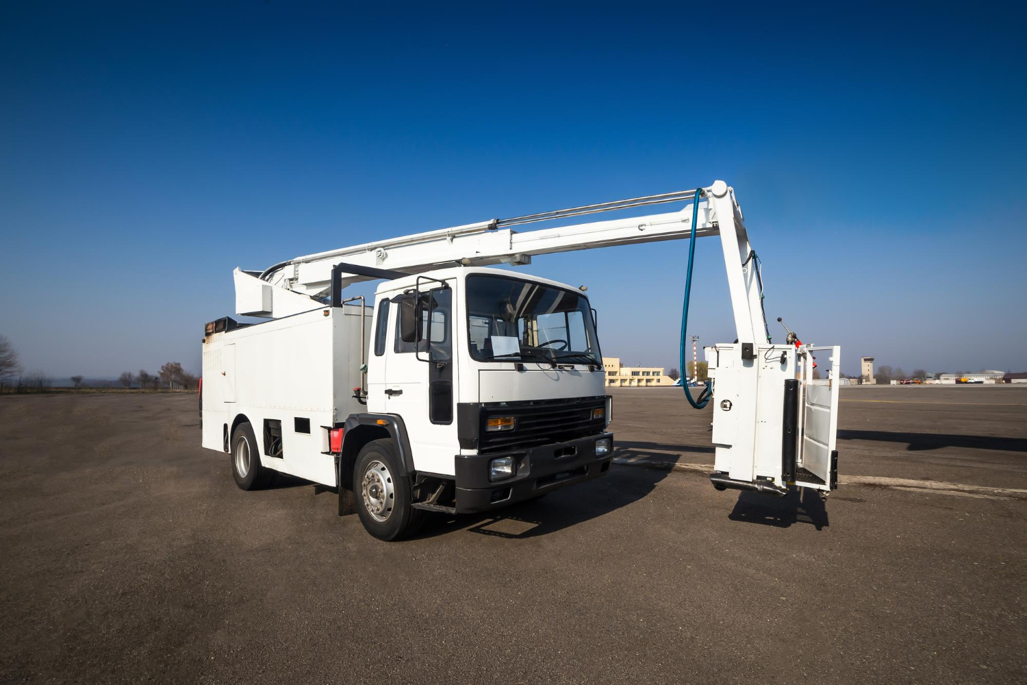Truck mounted aerial platforms on Truck1