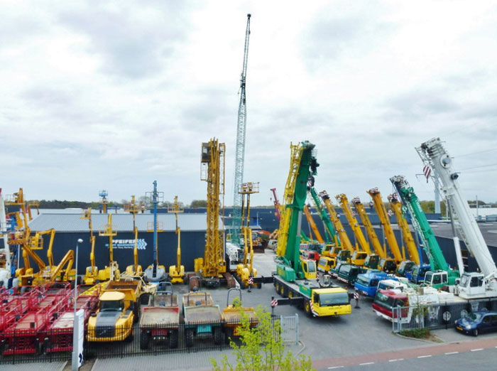 The variety of construction vehicles from Pfeifer Heavy Machinery